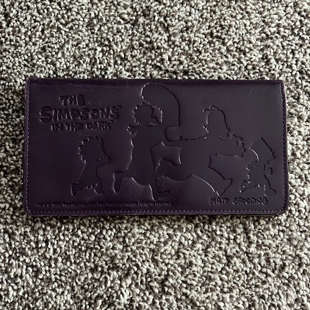 1996 The Simpsons in the dark wallet